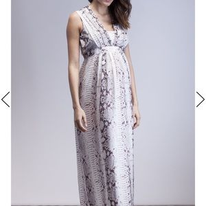 Isabella Oliver Zahara Snake Maternity Dress